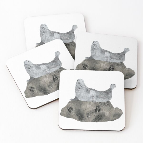 Item preview, Seal on rock designed and sold by BabbanGaelg.