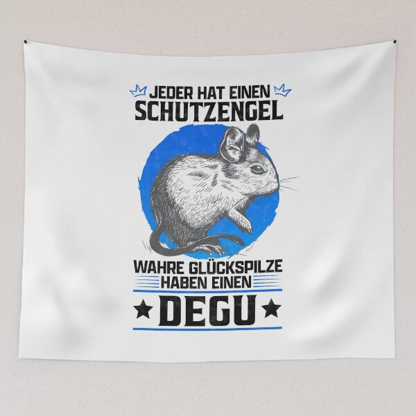 Item preview, Degu my guardian angel rodent owner gift designed and sold by madgrfx.