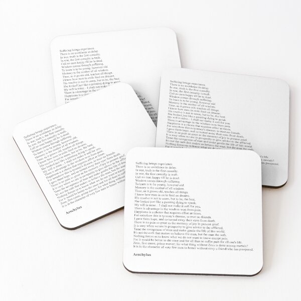 Item preview, Aeschylus Quotes designed and sold by Miguel Queiruga.