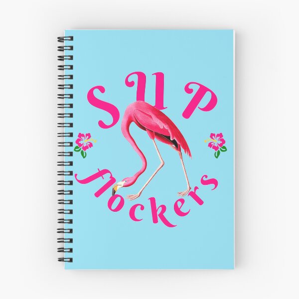 Item preview, Vintage Flamingo on Blue Funny Quote Sup Flockers designed and sold by ChinStore.