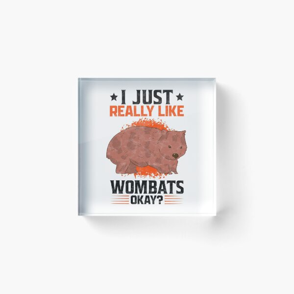 Item preview, I like wombat marsupial Australia saying designed and sold by madgrfx.