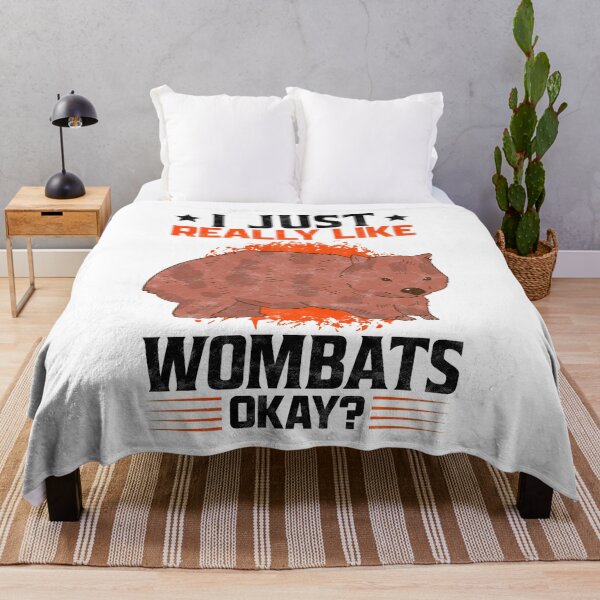 Item preview, I like wombat marsupial Australia saying designed and sold by madgrfx.