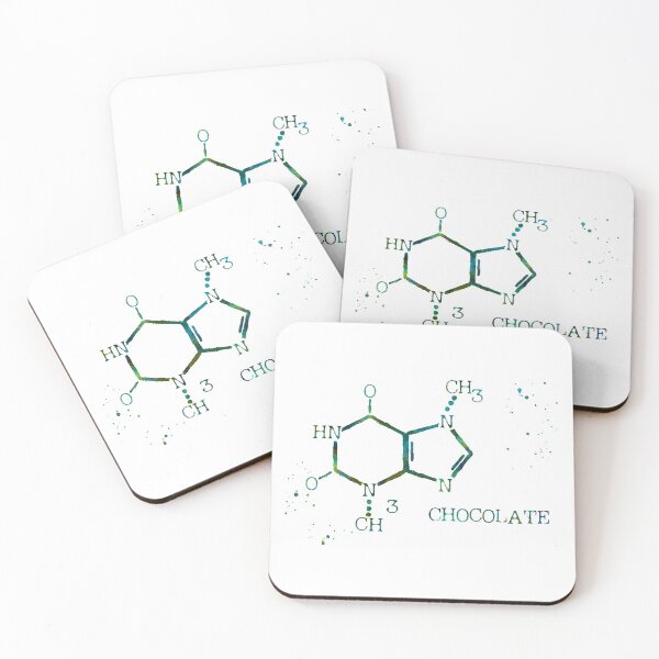 Item preview, Chocolate Molecule Formula designed and sold by EvasDreams.
