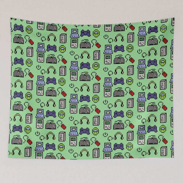 Item preview, Pixelated Gaming Galore pattern designed and sold by For the love of Pixels.