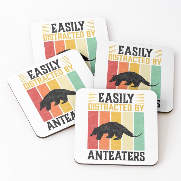 Item preview, Easily distracted by anteater South America bear saying designed and sold by madgrfx.