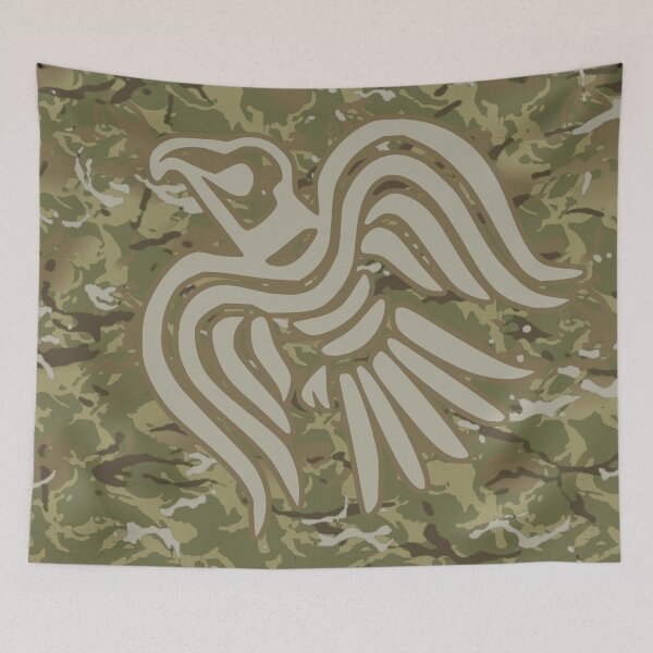Item preview, Norse Raven Banner In Camo designed and sold by roberthamilton1.