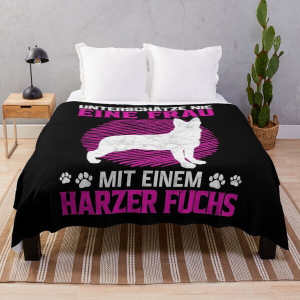 Item preview, Woman with Harzer fox german herding dog gift designed and sold by madgrfx.