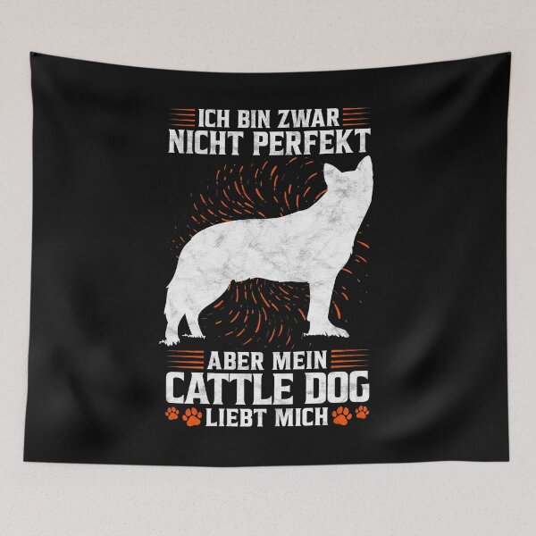 Item preview, My Australian Cattle Dog loves me sheepdog saying designed and sold by madgrfx.