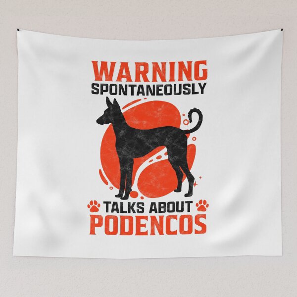 Item preview, Talks spontaneously about Podenco spanish hunting dog saying designed and sold by madgrfx.