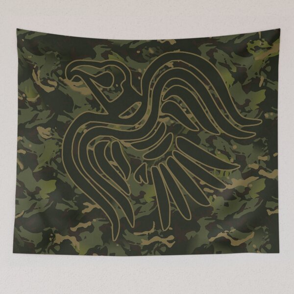 Item preview, Copy of Norse Raven Banner In Tropical Camo designed and sold by roberthamilton1.