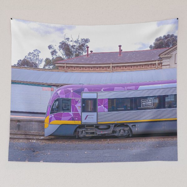 Item preview, VLine Train in Bendigo headed North designed and sold by Steven Jodoin.