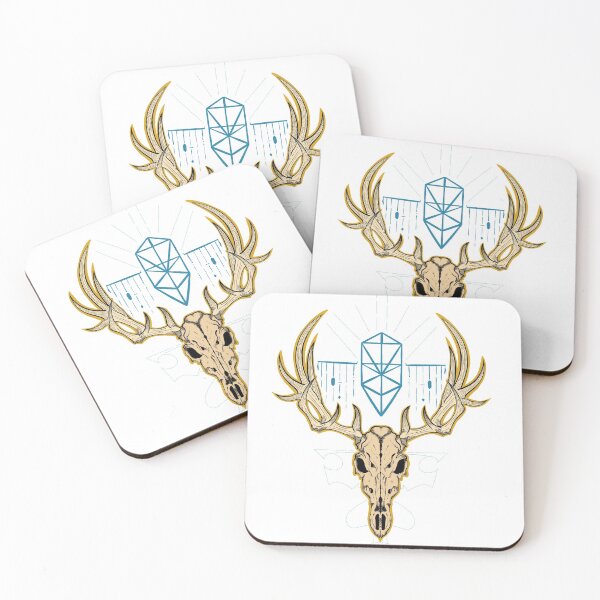 Item preview, Deer skull with the Tree of Life designed and sold by xteddi93x.