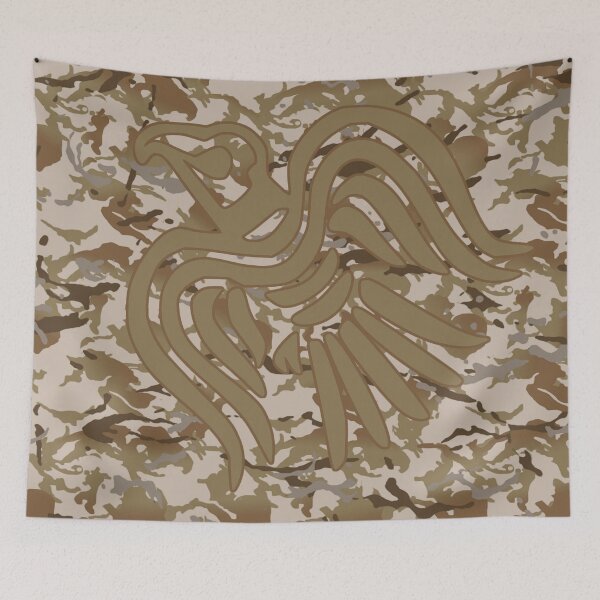 Item preview, Copy of Copy of Norse Raven Banner In Desert Camo designed and sold by roberthamilton1.