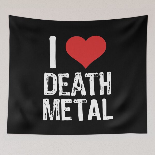 Artikelvorschau, Ich liebe Death Metal entworfen und verkauft von The "I Love Everything" Shop.
