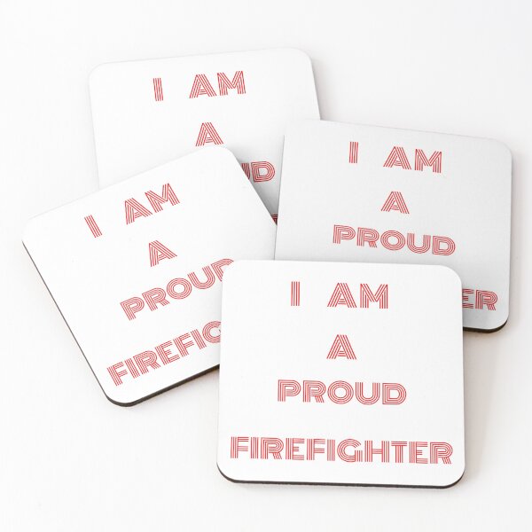 Item preview, I Am A Proud Firefighter designed and sold by LjuboDesign.
