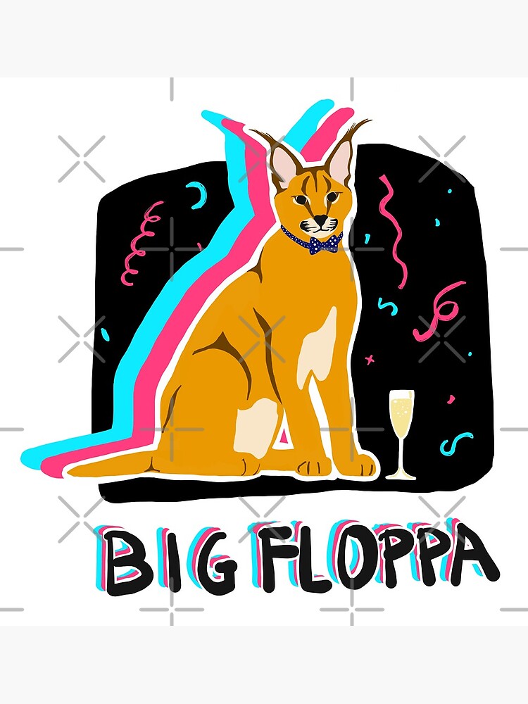 big floppa meme Greeting Card for Sale by BE FUN