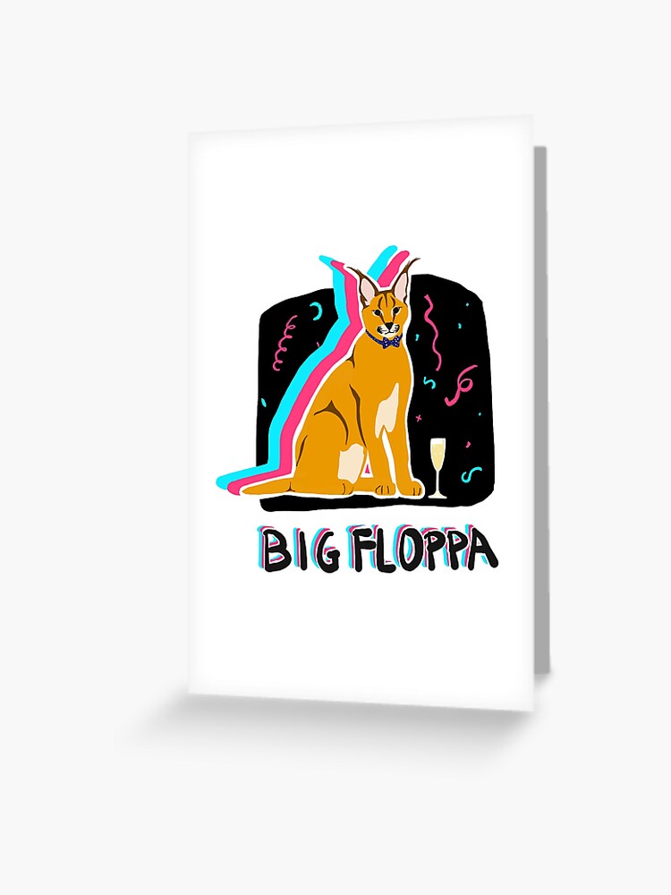 big floppa meme | Greeting Card