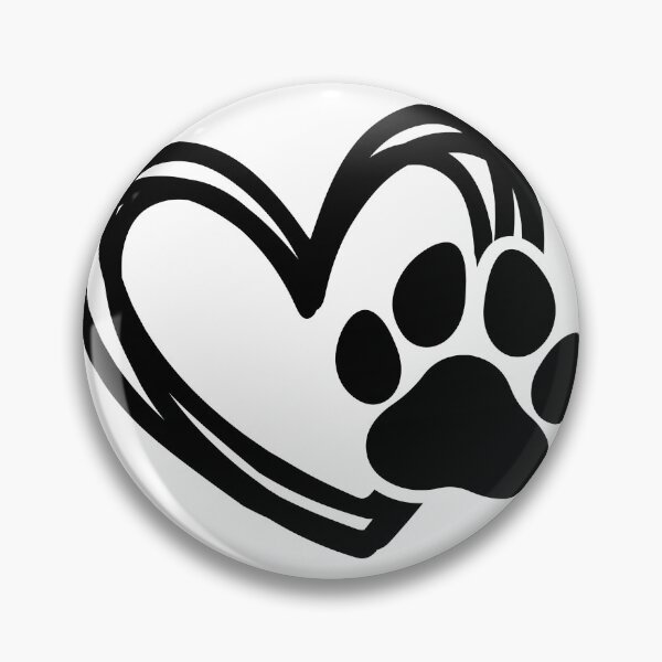 Item preview, Heart with dog paw designed and sold by JeremyMadaci.