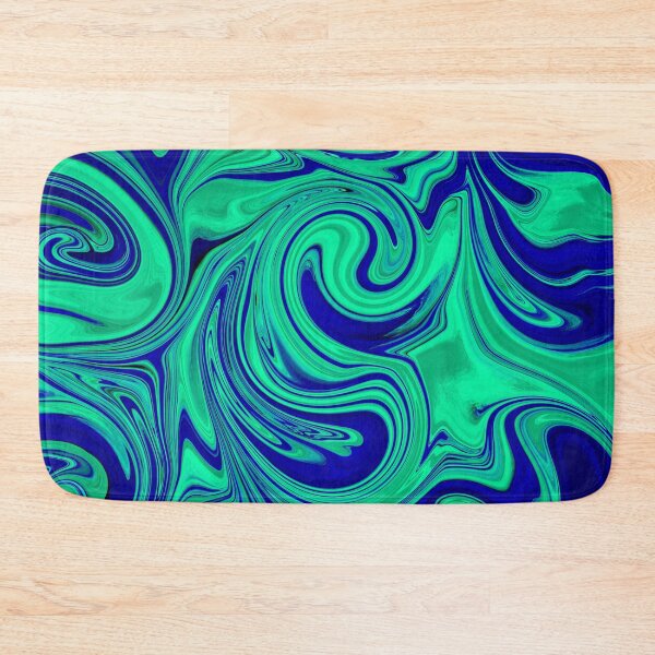 Item preview, Turquoise and Purple Abstract Work designed and sold by Carbonbubble.