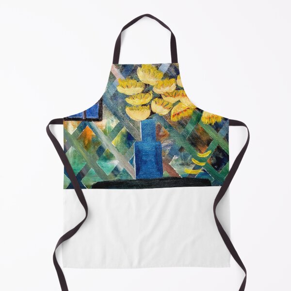Item preview, Abstract vintage style lillys in metallic turquoise vase  designed and sold by kkartwork.