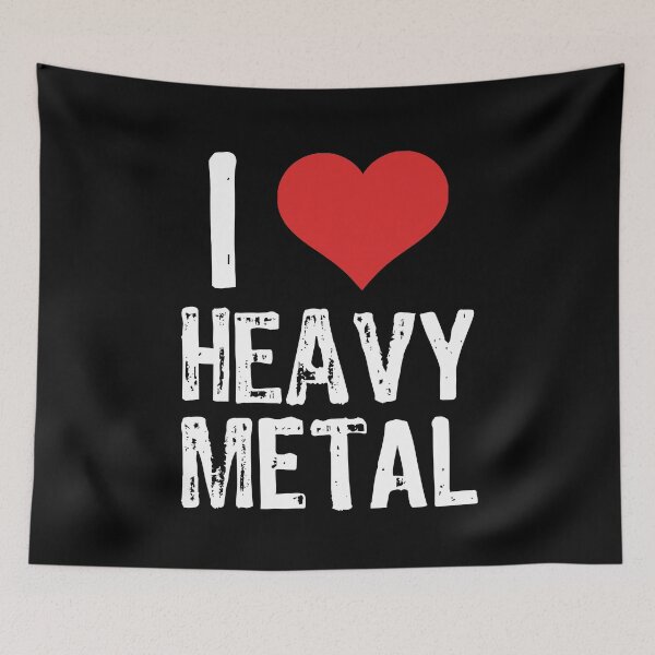 Artikelvorschau, Ich liebe Heavy Metal entworfen und verkauft von The "I Love Everything" Shop.