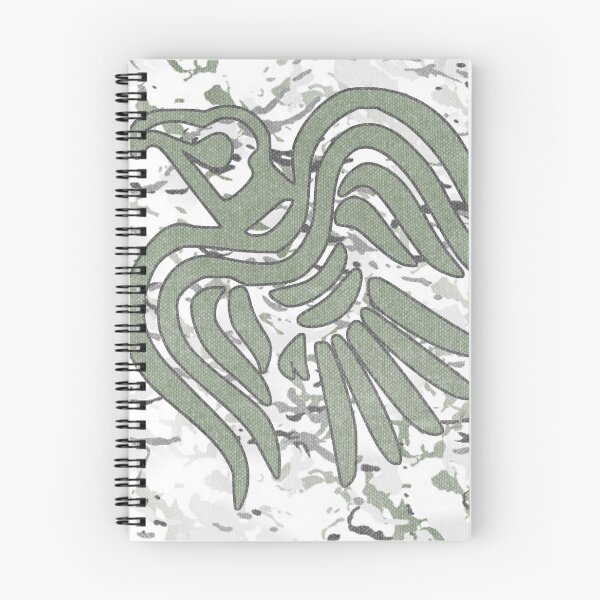 Item preview, Norse Raven Banner Morale patch In Snow Camo designed and sold by roberthamilton1.