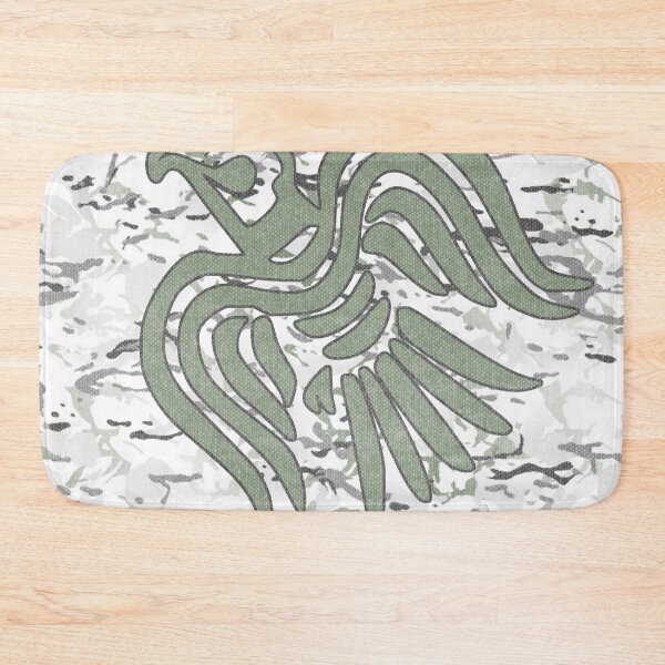 Item preview, Norse Raven Banner Morale patch In Snow Camo designed and sold by roberthamilton1.