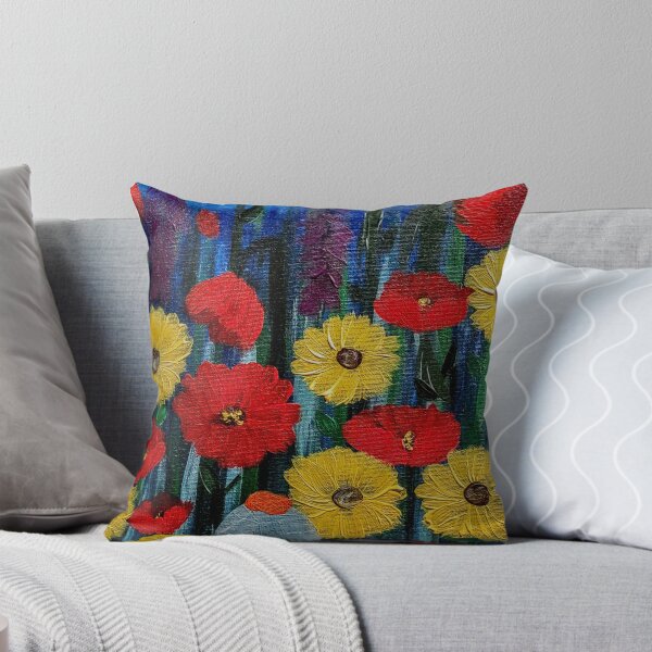 Item preview, Some poppies and sunflowers with wildflowers  designed and sold by kkartwork.