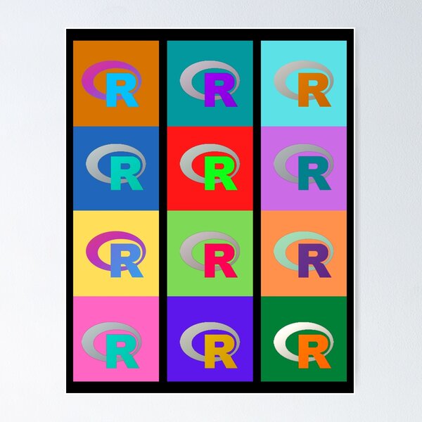 Item preview, R logo programming language designed and sold by Birdhead.