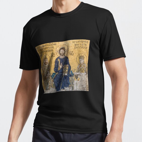 Mosaic of the Empress Zoe in the Hagia Sophia, 1239 Active T-Shirt