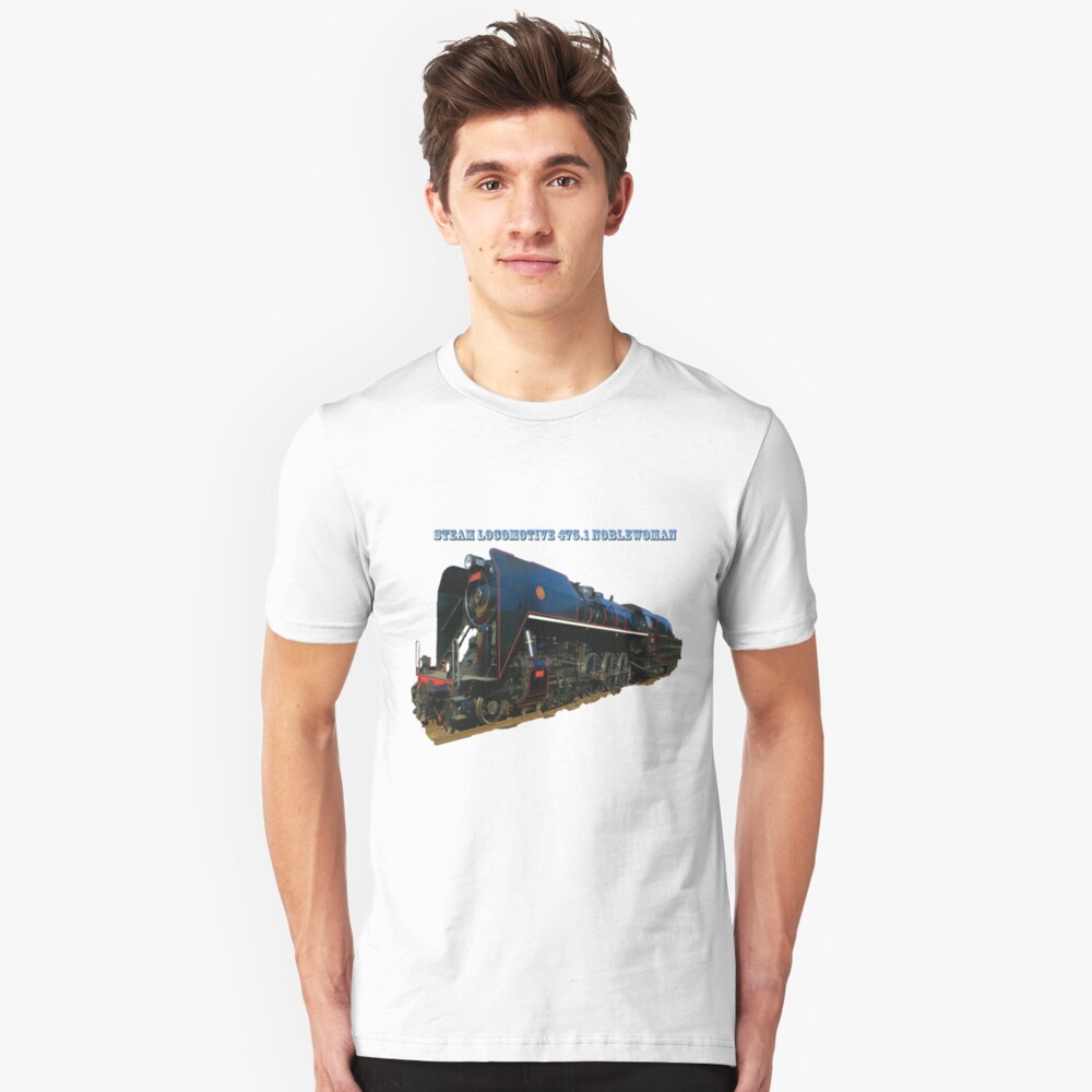 Steam locomotive 475.1 noblewoman Slim Fit T-Shirt