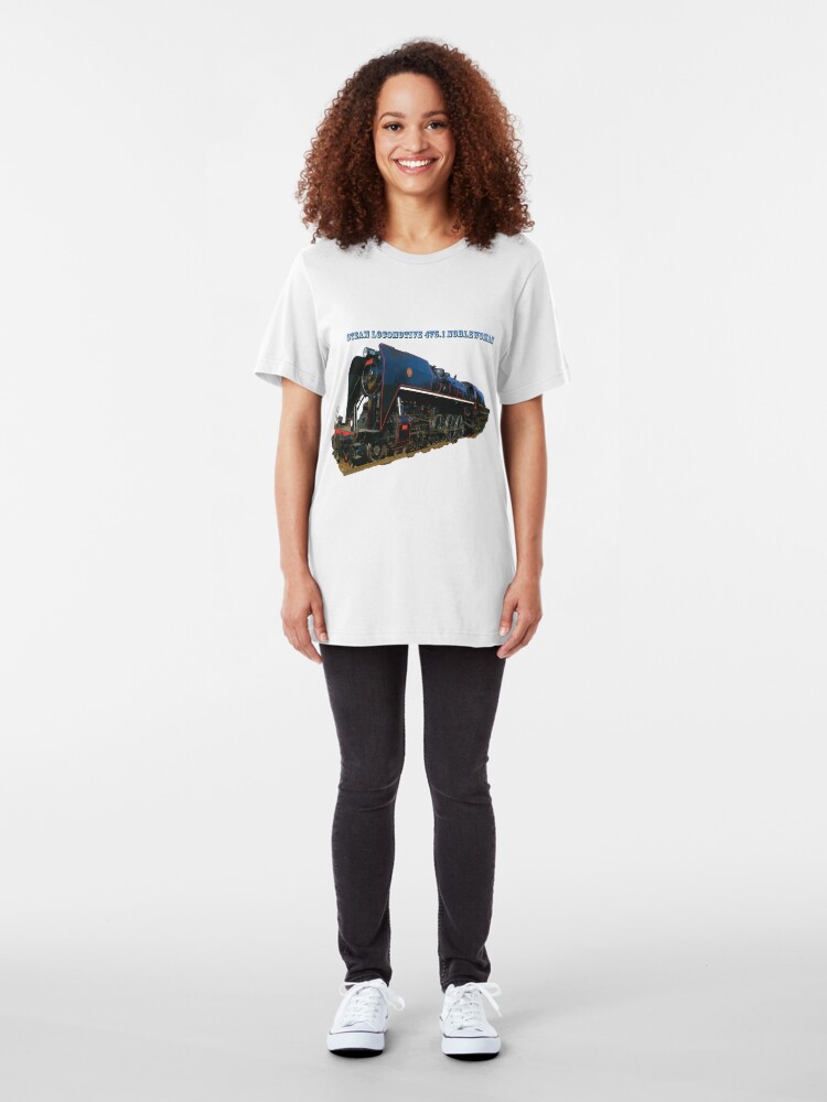 Alternate view of Steam locomotive 475.1 noblewoman Slim Fit T-Shirt
