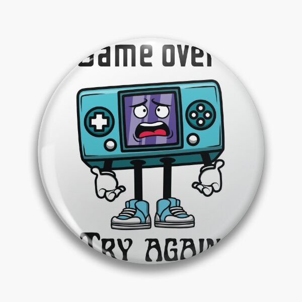 Item preview, Game over try again, game console that's tired of losing designed and sold by JeremyMadaci.