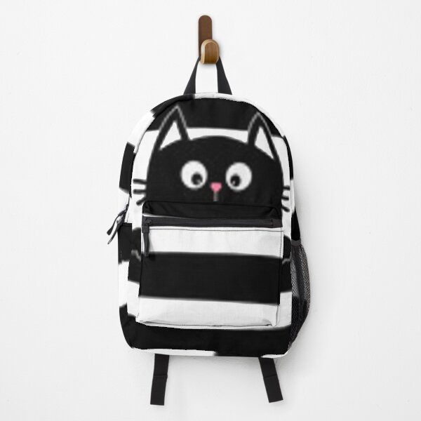 Item preview, black cat kitten face designed and sold by Peace Cyebukayire.