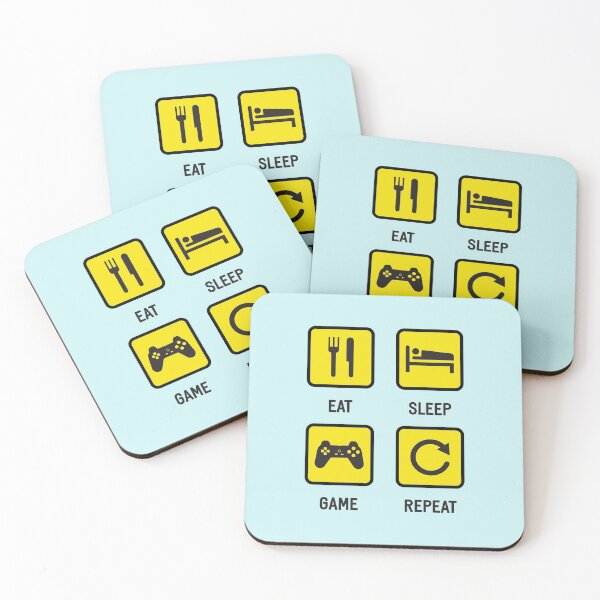 Item preview, Eat, Sleep, Game, Repeat - Frustrated Gamer designed and sold by Exertion.