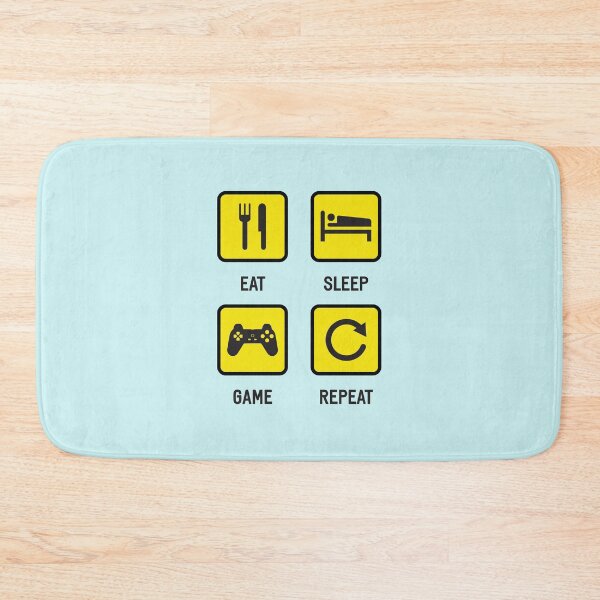 Item preview, Eat, Sleep, Game, Repeat - Frustrated Gamer designed and sold by Exertion.