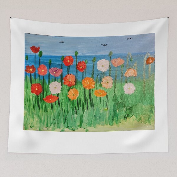 Item preview, Some poppies grown by the beach  designed and sold by kkartwork.