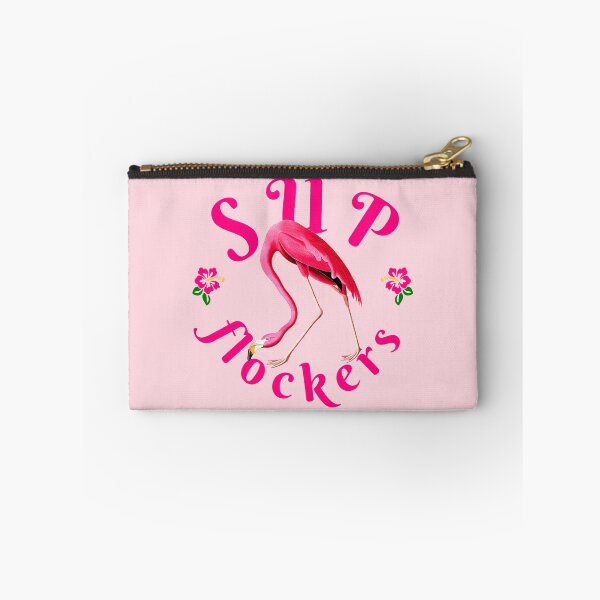 Item preview, Vintage Flamingo on Pink Funny Quote - Sup Flockers designed and sold by ChinStore.