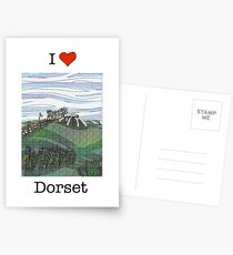 I love Dorset 2 Postcards