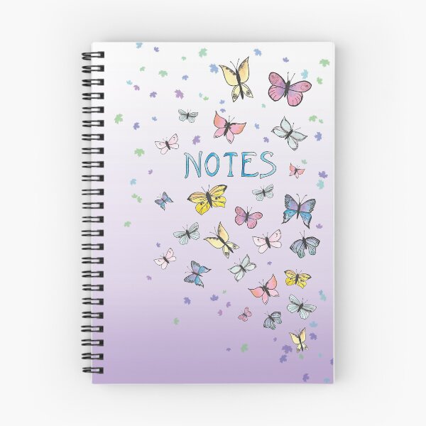 Item preview, Cute Butterfly Notebook designed and sold by Gillian Cross.