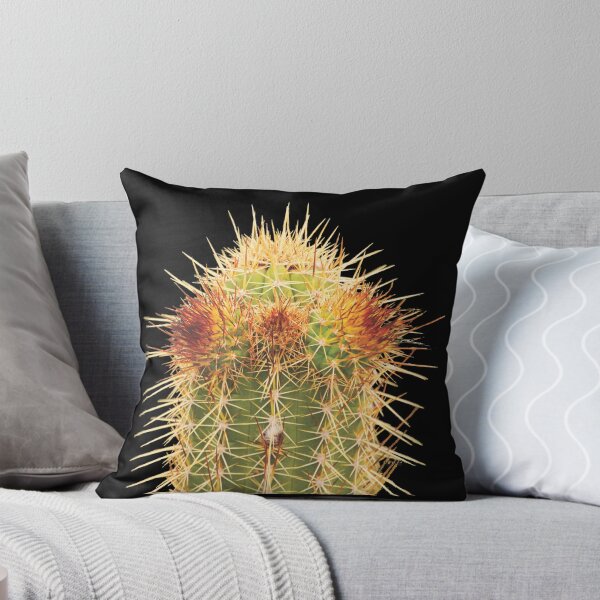 Item preview, Beautiful Yellow Cactus Spikes in green background by Faelee to brighten up your life.  designed and sold by Faelee.