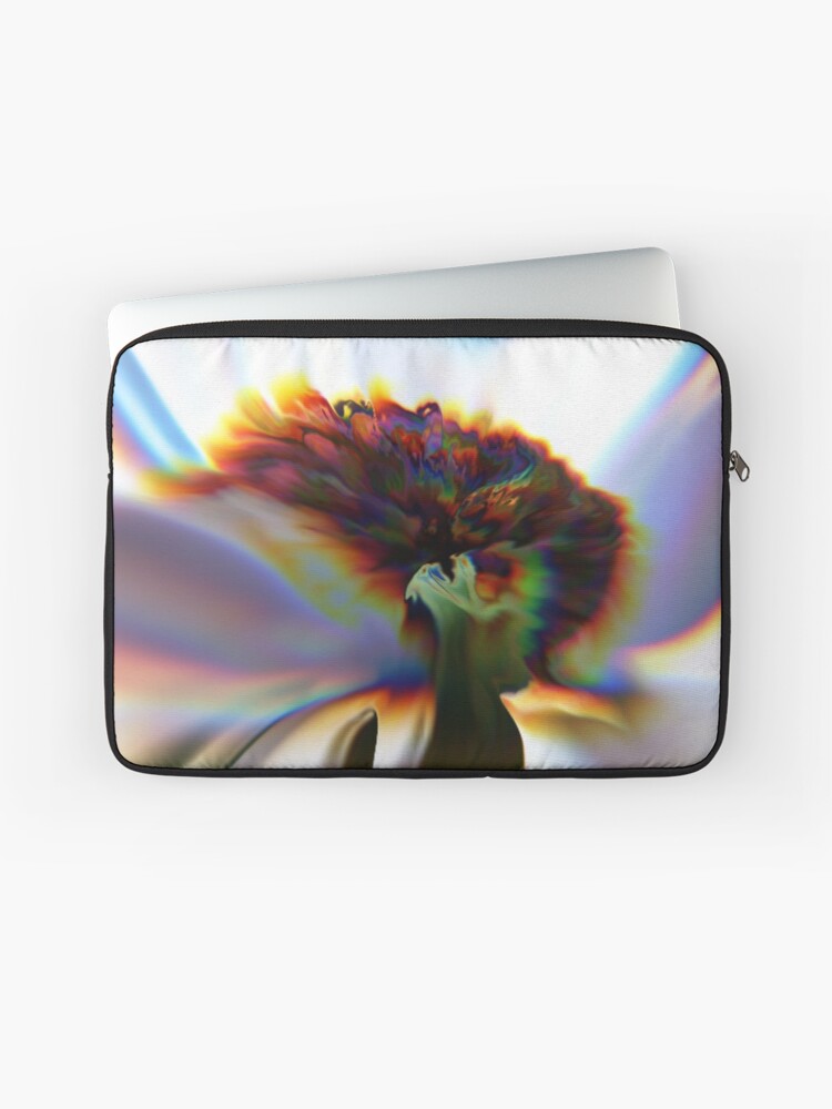 Thumbnail 1 of 2, Laptop Sleeve, Abstract Daisy designed and sold by April Dowling.