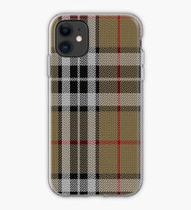 01484 Thomson Camel Fashion Tartan iPhone Case