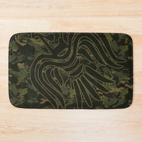 Item preview, Norse Raven Banner Morale Patch In Tropical Camo designed and sold by roberthamilton1.