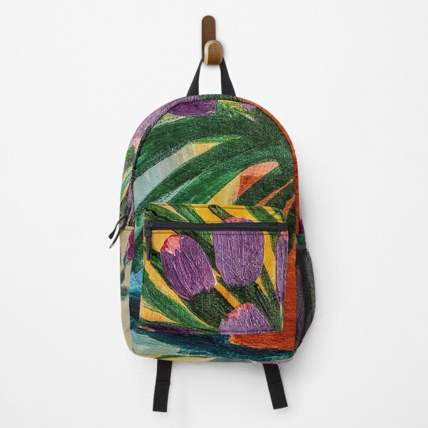 Item preview, Abstract purple tulips in vintage style  designed and sold by kkartwork.