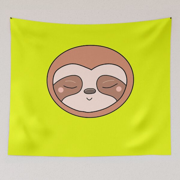 Item preview, Sloth Sloth Head Lazy Cute designed and sold by Imutobi.