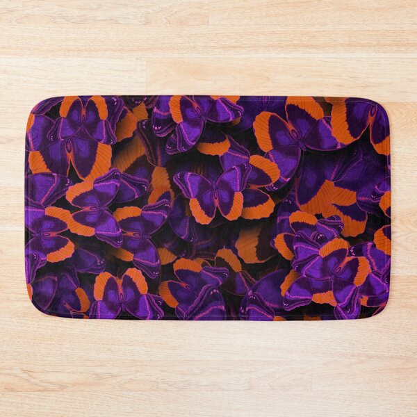Item preview, Butterflies Allover Print # 4 Purple Orange designed and sold by Susanne Margarete Lutz.