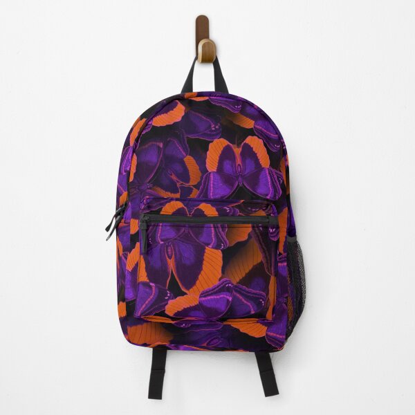 Item preview, Butterflies Allover Print # 4 Purple Orange designed and sold by Susanne Margarete Lutz.