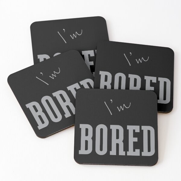 Item preview, I'm "Bored" Grey designed and sold by MHich.