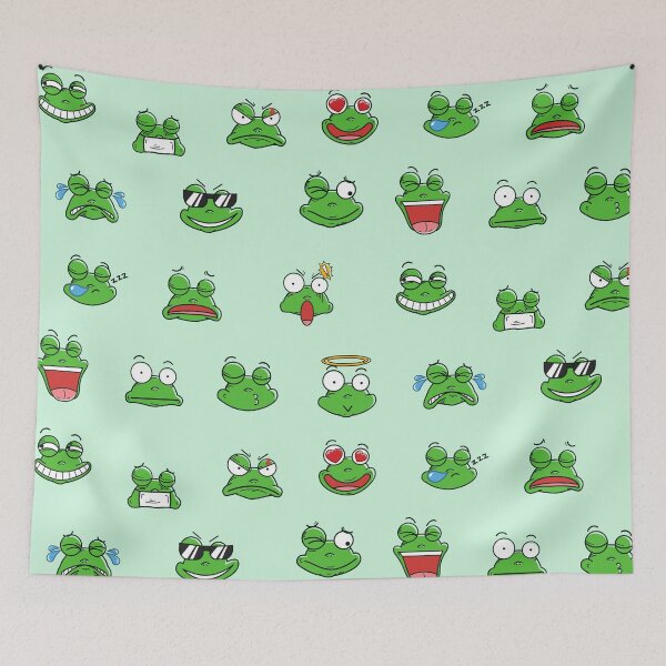 Item preview, Funny Frog Faces For Frog Lover designed and sold by lodarohit.